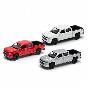 Игрушка модель машины 1:38 Chevrolet Silverado (Welly, 43750)